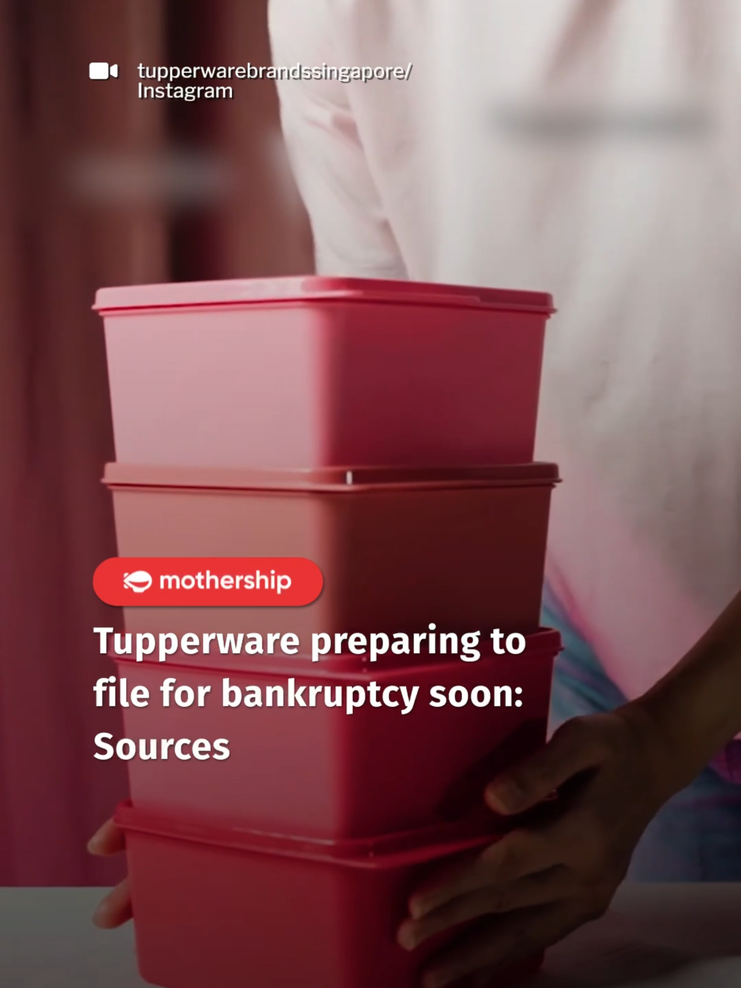 Fate sealed? #tupperware #bankruptcy #sgnews