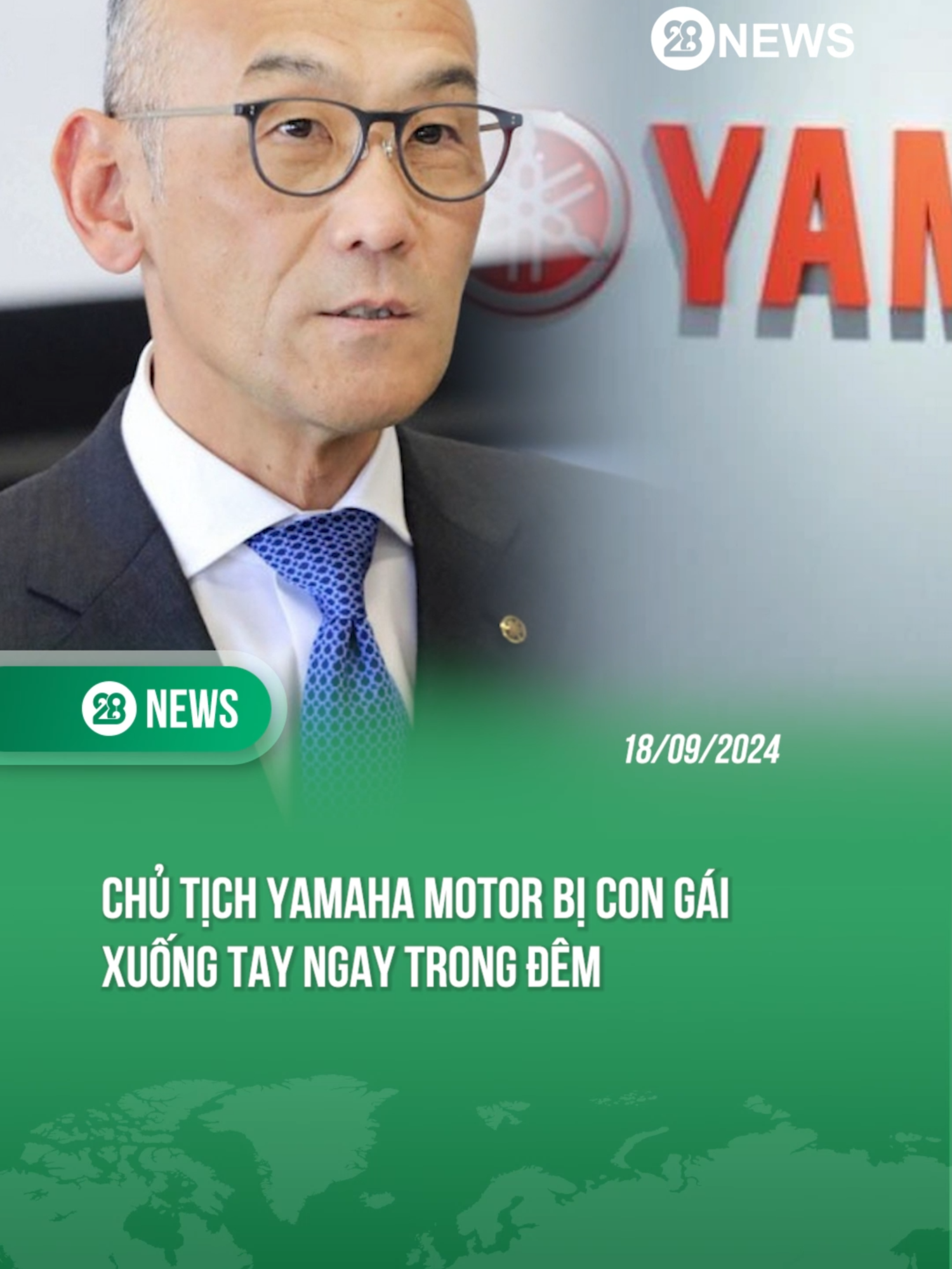 CHỦ TỊCH YAMAHA MOTOR BỊ CON GÁI XUỐNG TAY NGAY TRONG ĐÊM #theanh28 #theanh28news #tiktoknews #baotuoitre #yamahamotor