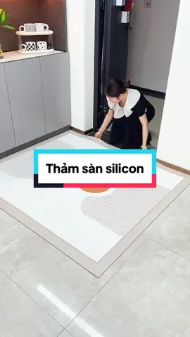 Thảm sàn silicon thấm hút nước tốt. Chống trượt #thamtraisan #giadung #giadungnhatoi #xuhuongtiktok 