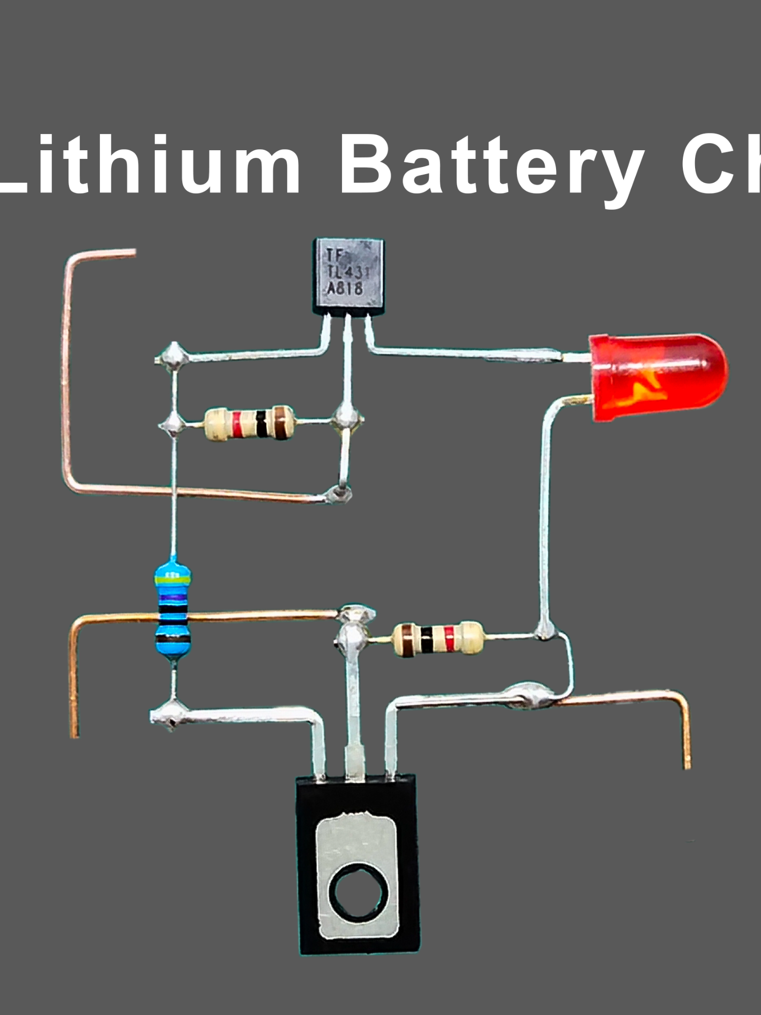 DIY 3.7V Lithium Battery Charger #electronicsprojects #ELECTROONEXT #electricalengineering