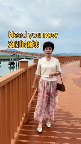 潮汕老阿姨的《Need you now》 岁月沉淀的声音，别有一番风味！ #潮汕如姨爱唱英文歌 #hotmusic #englishsong #singingvideo #潮汕英歌 