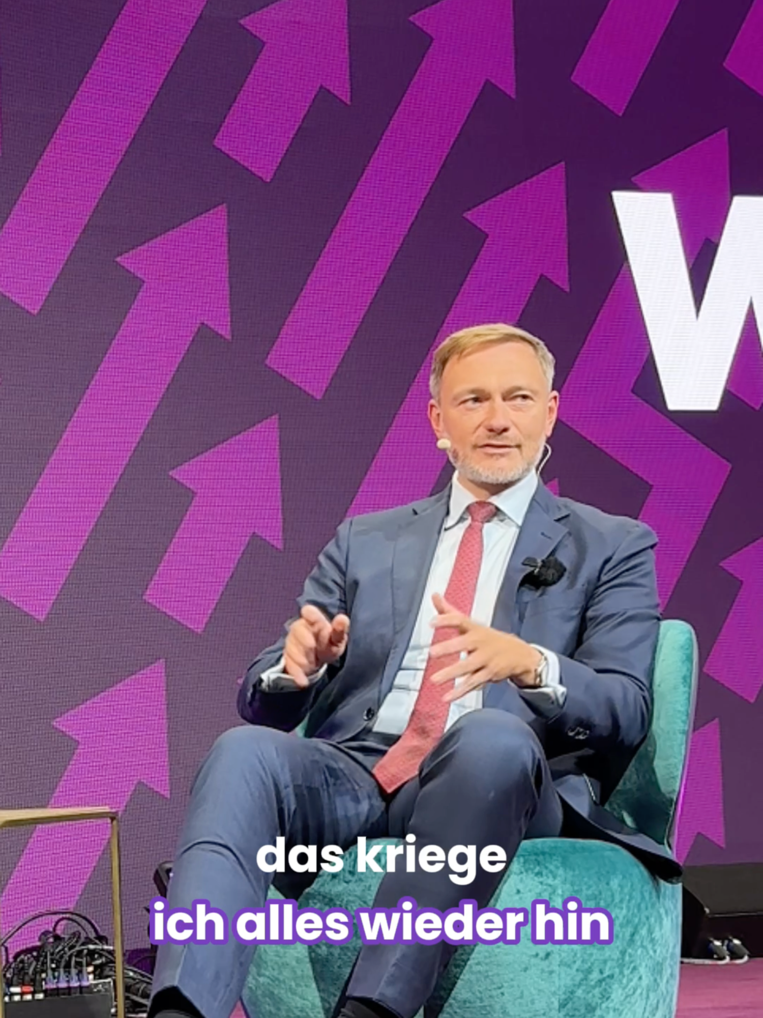 Kann #christianlindner die @fdpbt retten? #jörgthadeusz hat den #finanzminister auf der #mywayBühne interviewt.