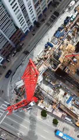 Vertical. #engineering #civil #construction #drone #fpv #aerial #vertical #crane #towercrane #building #morrow #red #viral #reel 