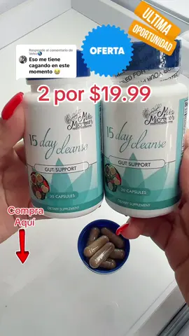 Respuesta a @Velez🌎 #TreasureFinds #TikTokShop #MilaMiAmor #GutHealth #15DayCleanse #promocion #Suplementos #Limpieza15dias 