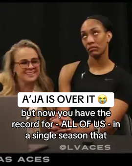 Just another day for her 😭 @A’ja Wilson 
