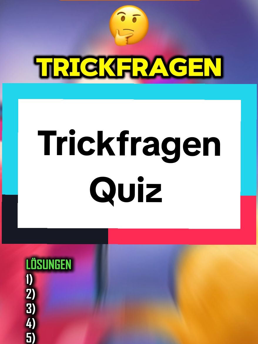 Schaffst du alle Trickfragen in diesem Test? Ein kniffliges Fragen Quiz! #quiz #quiztime #quizdeutschland #quizchallenge #test #testen #quizaufdeutsch #deutschtest #grundwissen #allgemeinwissen #wissenswert #wissenstest #trickfragen #fragen #ratespiel #wissen #idiotentest #bildung #kniffligefragen 
