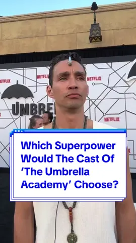Which #superpower would the cast of #TheUmbrellaAcademy choose? #AidanGallagher #ElliotPage #RobertSheehan 