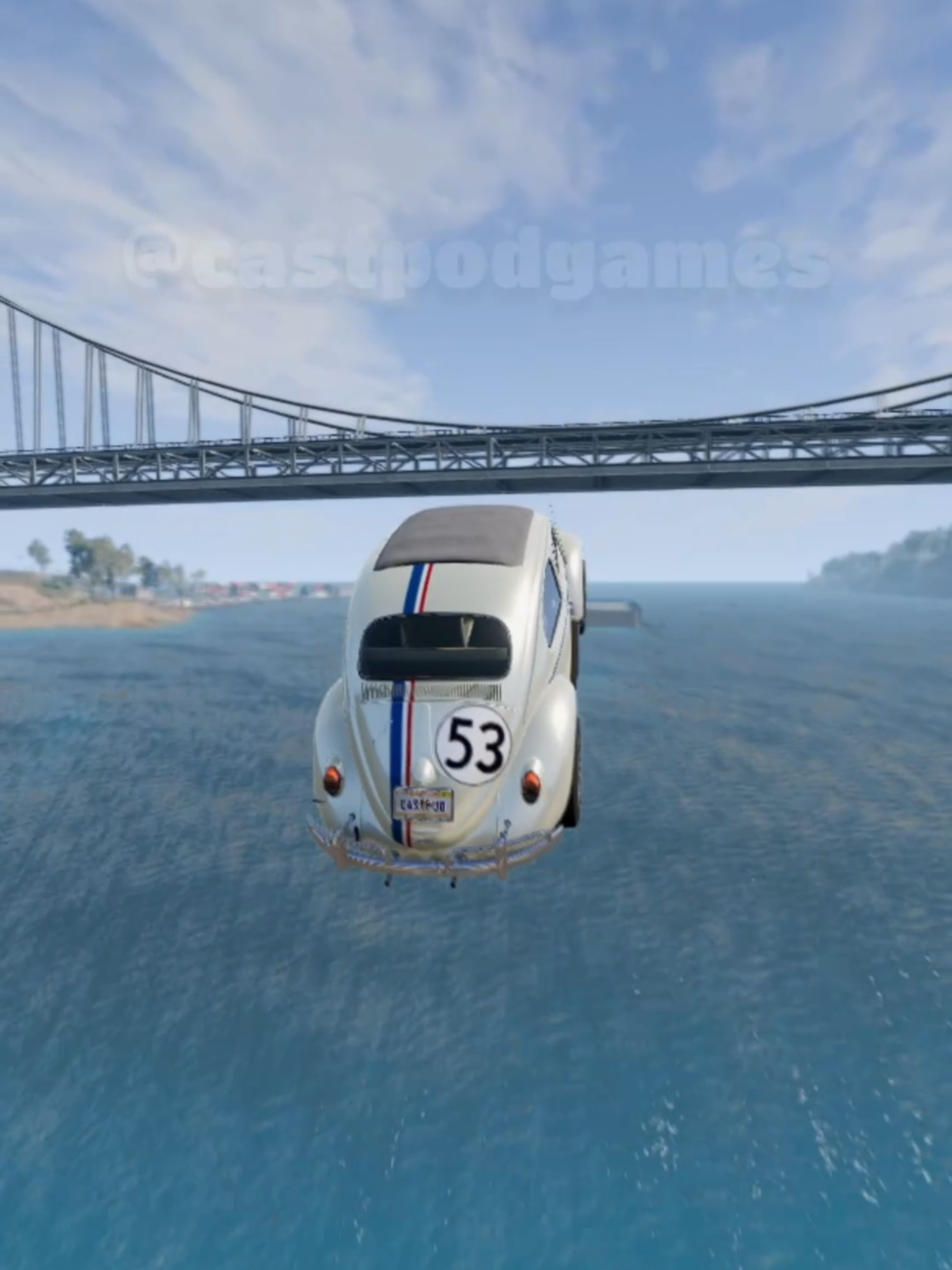 Qual carro pula a ponte gigante? #beamngdrive #beamng #carros #gaming #herbie