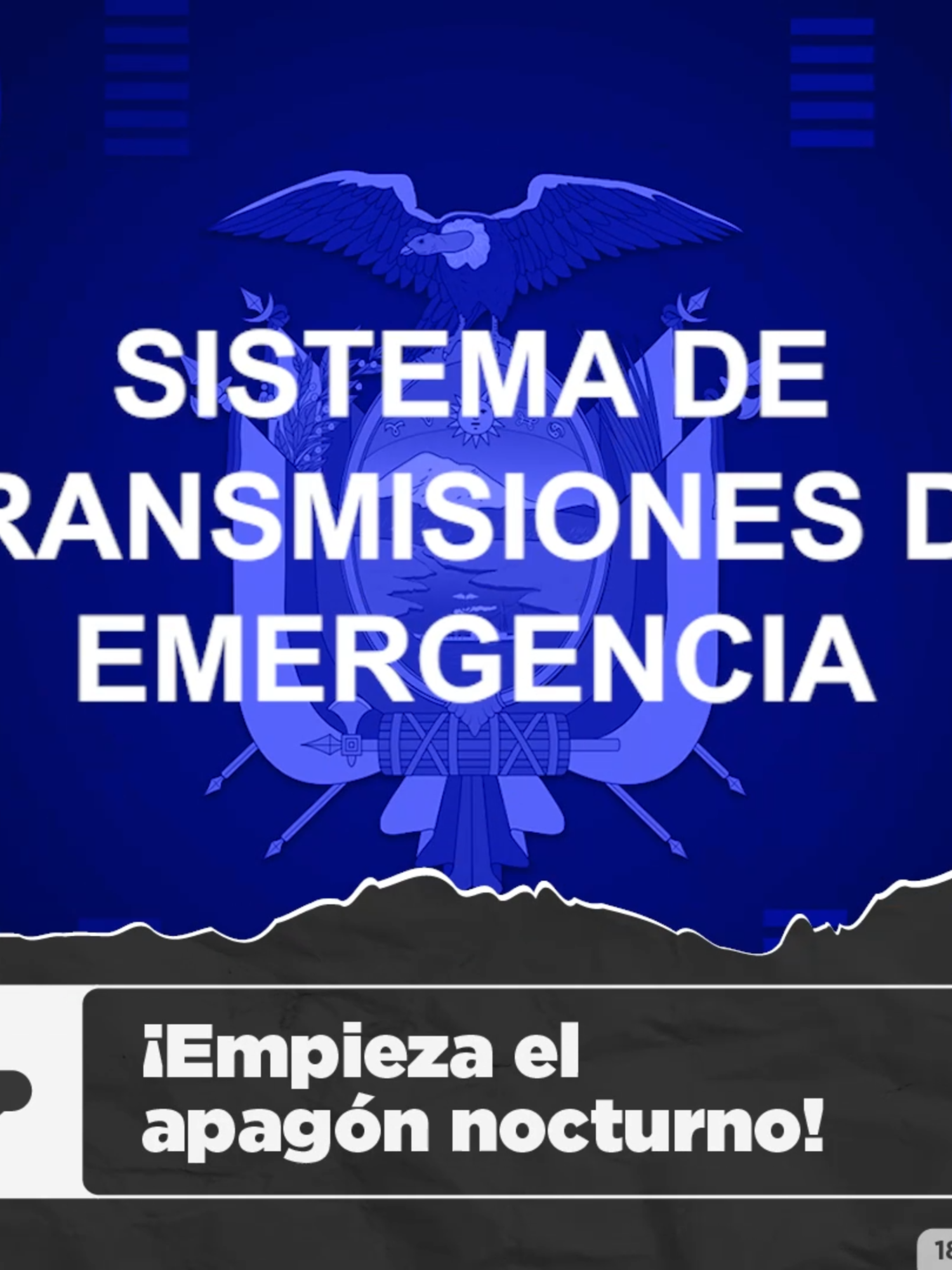 Solo quedan 15 minutos para que el país se sumerja en la oscuridad absoluta por el #apagón. ¿Estas preparado😱? #Ecuador #sinluz #apagones #apagónnacional