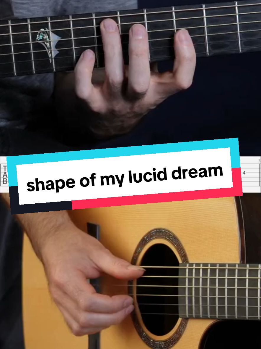 Thats not the shape of my lucid dreams #shapeofmyheart #guitartabs #luciddreams #sting #juicewrld #guitarlessons