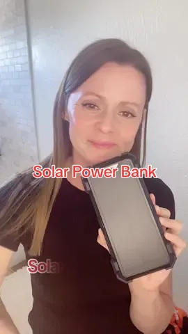 Great buy for the outdoor person in your life! #Outdoors #adventure #tiktokshop #solarpower #solarpowerbank #sudrov #sudrovpowerbank 