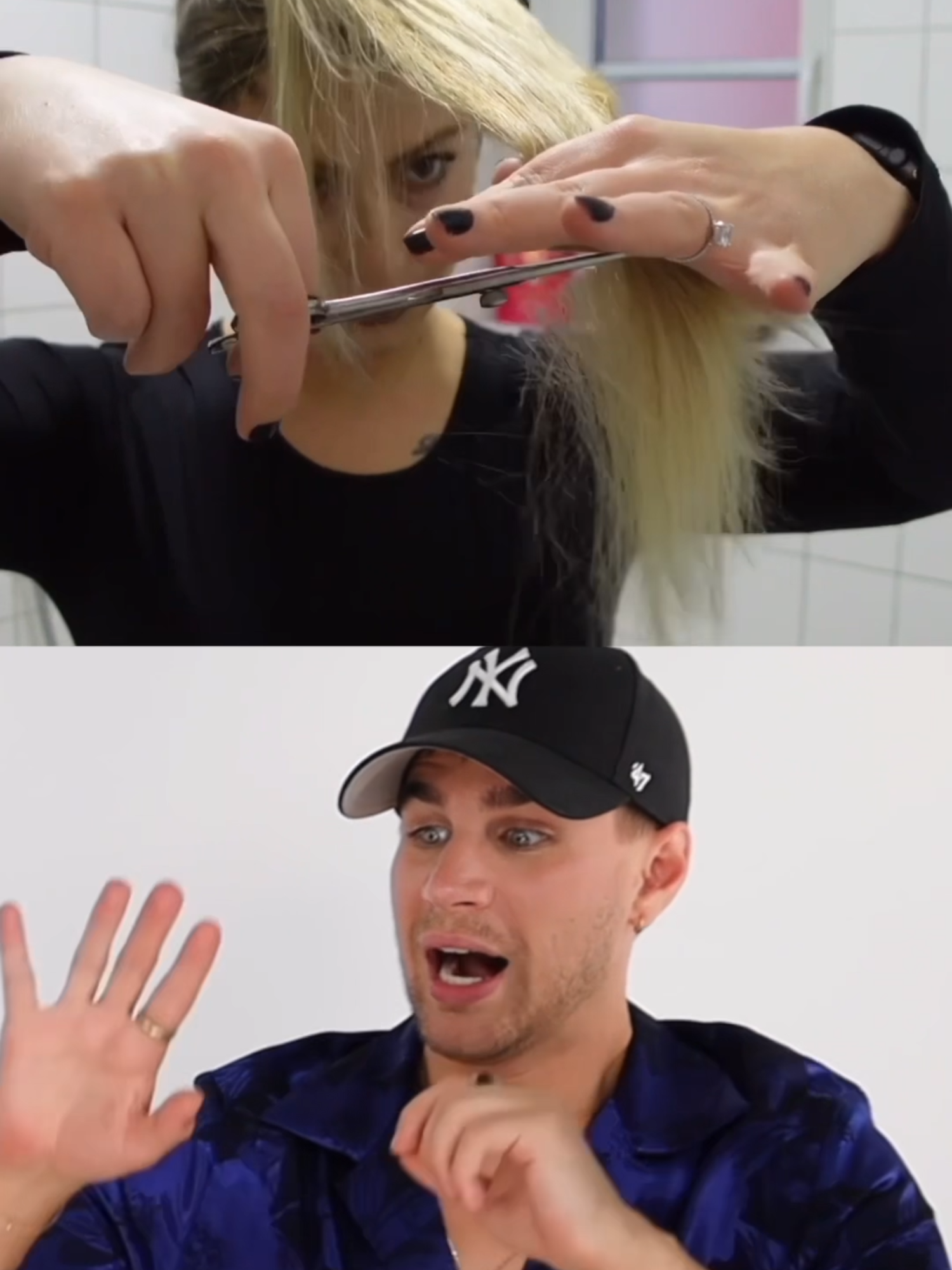 Part 2: Hairdresser Reacts To Butterfly Cuts (Scary) @klaravyletal #hairdresserreacts #butterflycut #newhair