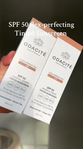 @Odacite  Tinted sunscreen  2.5 & 3  #odaciteskincare #suncream #tintedmossturizer #explore 