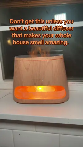Don’t get this diffuser unless you want to enjoy the beauty of the vapors that look like flames and have your house smell amazing. #diffuser #cozy #cozyathome #tts #ttshop #tiktokshop 