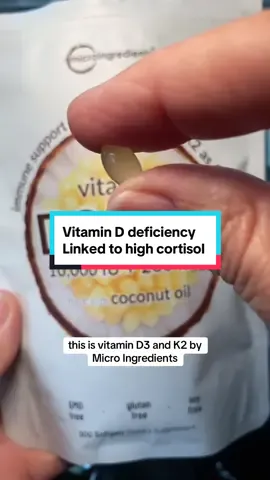 Craving sweets - emotional over smallest things - trouble sleeping can be due to high levels of cortisol which is often due to vitamin D deficiency. #cortisol #highcortisol #cortisollevels #vitamind3k2 #vitamindeficiency #microingredients @Micro Ingredients 