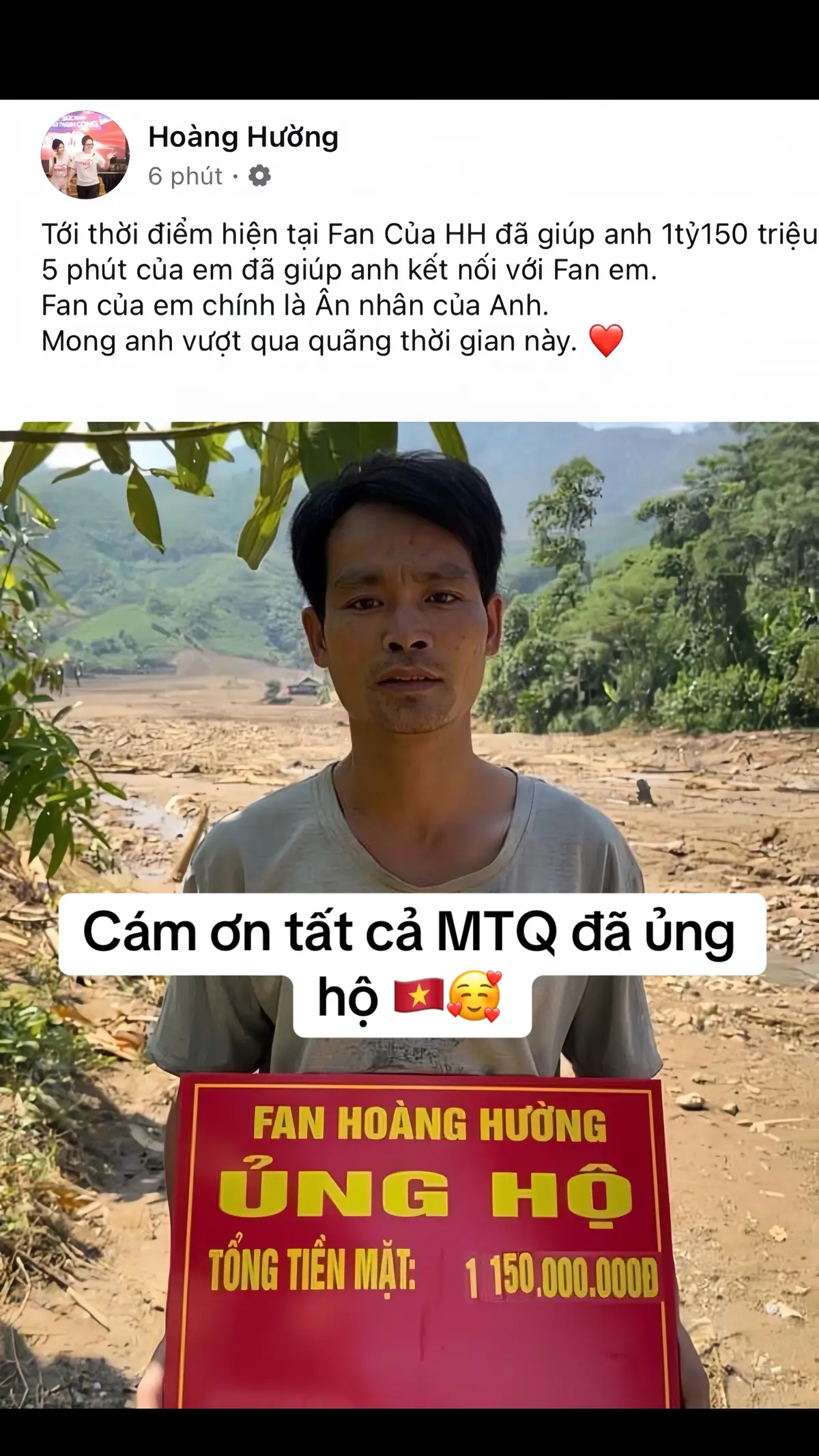 A Ân và chj Hường cám ơn tất cả MTQ đã hỗ trợ ng dân Làng Nủ cũng như những người đag khó khăn 