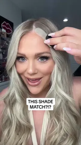 Living for this color match 😍 Shade used: Light Blonde #boldify #hairlinepowder #blonde #blondehair #hairtok #hairinspo @Kelly Strack 
