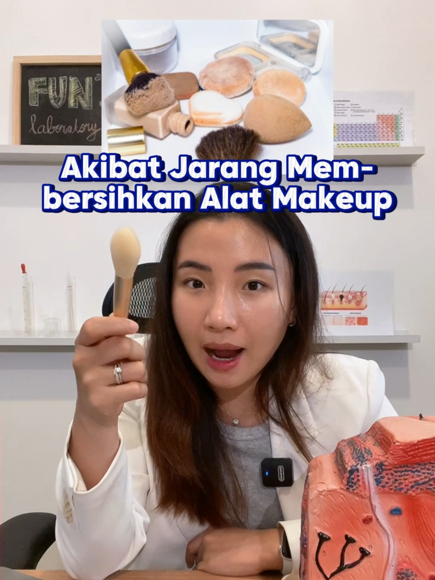 ini akibatnya kalau kalian jarang ngebersihin alat makeup! #funskincare