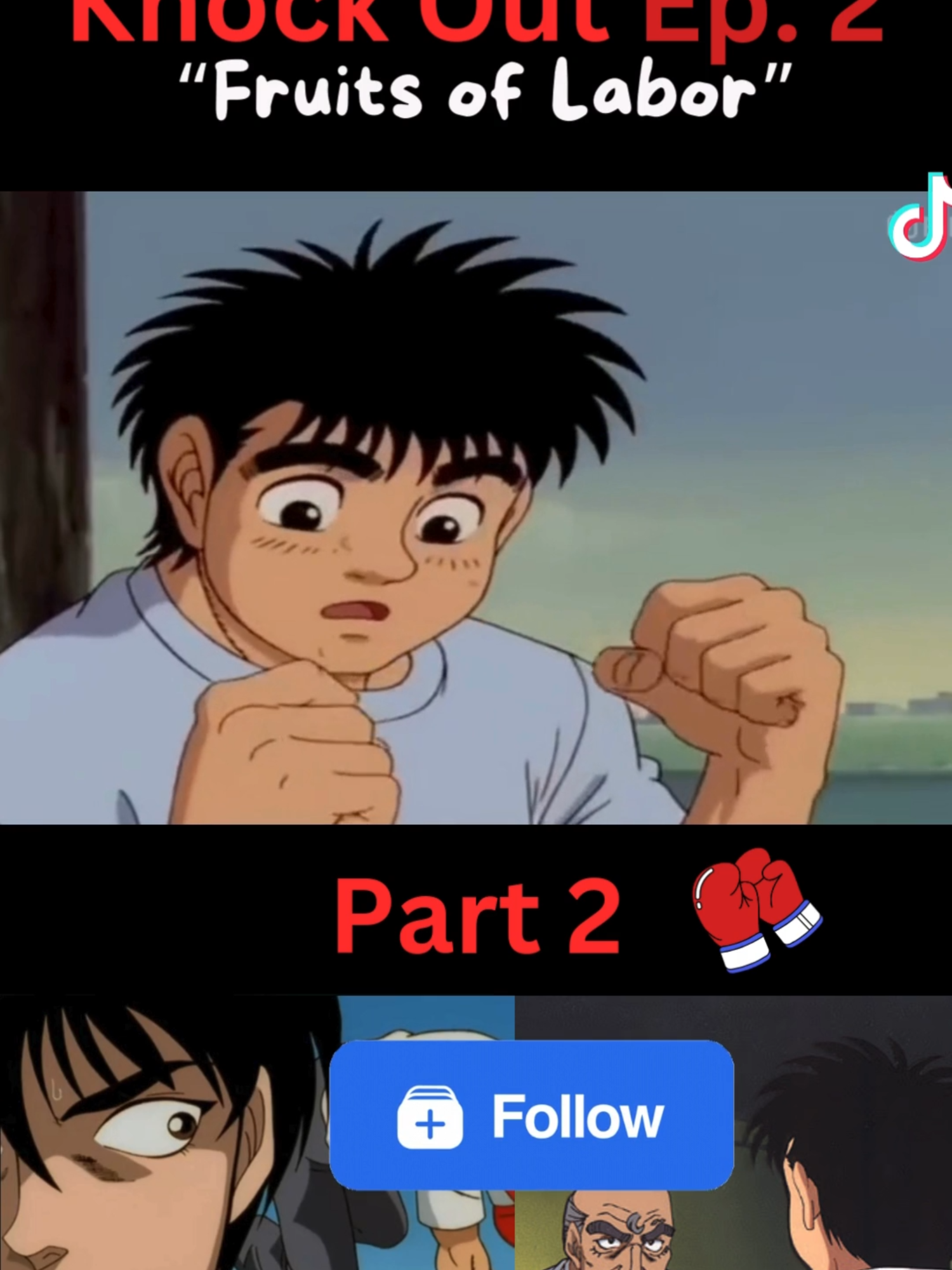 Knock Out Episode 2 Part 3 #anime #knockout #boxing #1990S #IPPO #ippomakunouchi