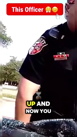 Officer goes wild for breaking the speed limit 😨🤔 #tyrant #foryoupage #policeofficer 