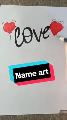 Replying to @user8677488438300 love name art #Love #heart #art #nameart #drawings #easy #draw #trending #tiktok #fyp #artist #myarts #viral #artistrylesson #foryou #arte #artistsoftiktok #easy #name #artchallenge @TiktokPakistanOfficial @Artistry lesson 