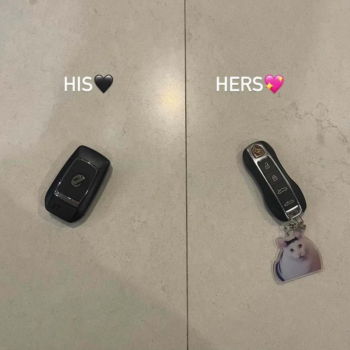 Hahaahhahah🩷🖤 #hisandhers #couple