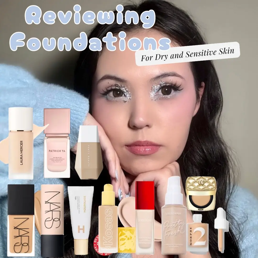 Have you tried any of these foundations? If so what were your thoughts?  #makeupreview #makeupyouneed #sephorahaul #bestfoundation #bestmakeup foundation for dry skin foundation for sensitive skin @Patrick Ta Beauty @Hourglass Cosmetics @Laura Mercier @cliocosmetics_global @NARS Cosmetics @Kosas @ColourPop Cosmetics @ONE SIZE BEAUTY @Morphe Cosmetics @Morphe 2 