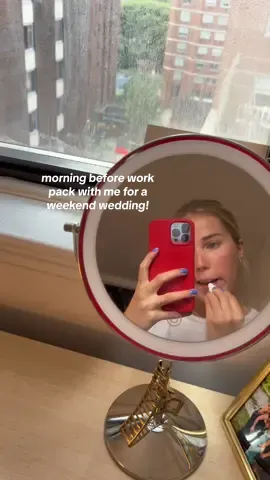 8-9AM before work & travel prep 🌞🧳🏋🏼‍♂️☕️👩🏼‍💻 #nyc #travel #packing #morningroutine #dayinmylife  @away @Tan_Luxe @lululemon @loréal paris usa @Dyson USA @Caudalie 