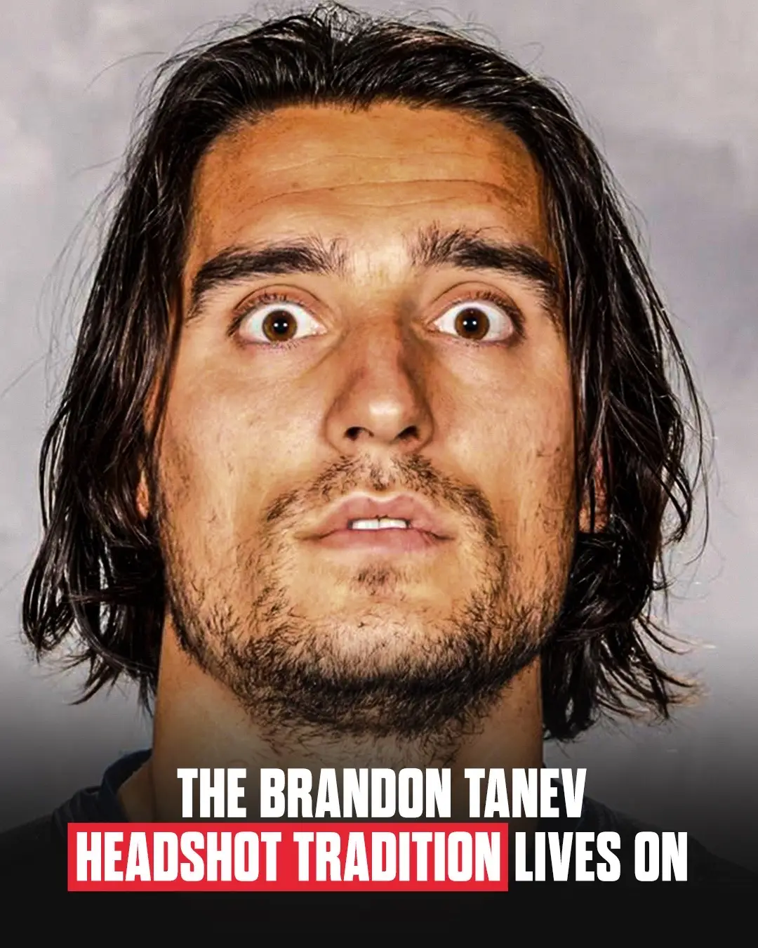 Never change, Brandon Tanev 😳😂 (📸: @Seattle Kraken) #surprise #NHL #hockey #stare 