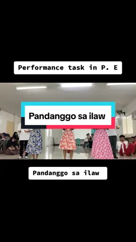 Performance task in P.E  