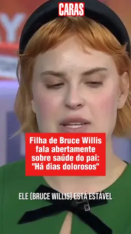 Nesta quarta-feira, 18, Tallullah Willis, filha caçula de Bruce Willis e Demi Moore, participou do programa Today. A atriz de 30 anos deu mais detalhes sobre o estado de saúde do pai, que foi diagnosticado com demência frontotemporal no ano passado. 