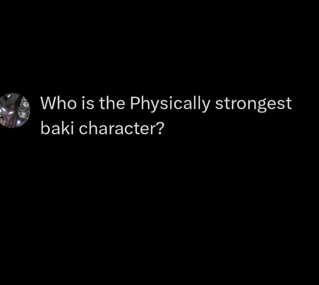 physically strongest baki character #baki #bakihanma #bakithegrappler #404🦾💯⚠️ #yujirohanma #yujiro #GymTok #gymmotivation 