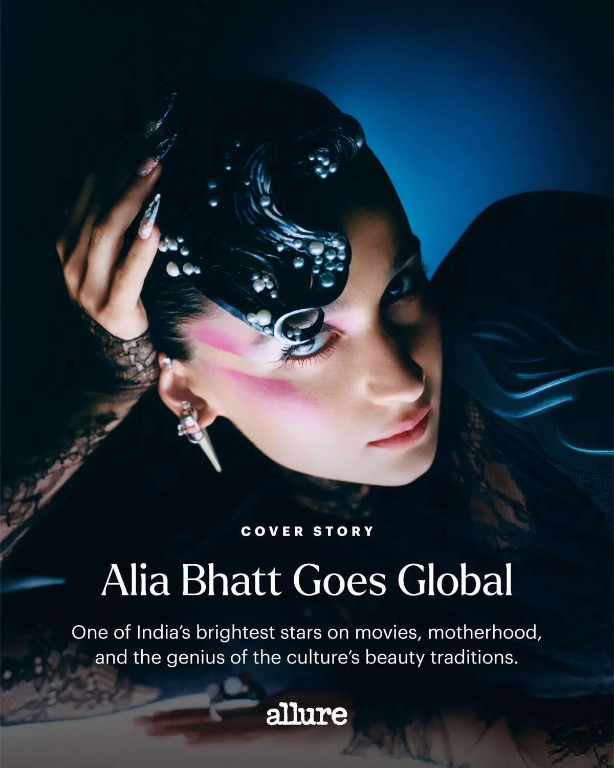 Is there beauty in space? From the looks of Allure’s sci-fi-themed cover shoot with #AliaBhatt, the answer is an emphatic yes. And why not? Space fantasy has given us #PrincessLeia’s swirling side buns, #LieutenantUhura’s intergalactic winged eyeliner, and #Barbarella’s gravity-defying bouffant. Bhatt travels with Allure into her own space-time continuum and tells us how she charts her course to the stars at the link. Photographed by: Scandebergs Fashion stylist: Karen Langley Hair: Ali Pirzadeh Makeup: Kuma Manicure: Anisha Mulchandani Set design: Yatin Powle Production: TIAGI DP: Amaan Khurana Writer: Surbhi Gupta #AllureBestofBeauty #BestofBeauty #indiancinema