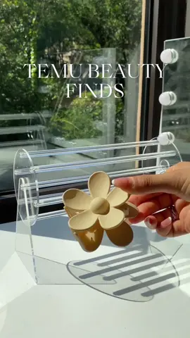 Unlock a world of elegance for your hair accessories with our Transparent Acrylic Rotating Claw Clip Display,🔎 Search dsz4928 on Temu for this amazing product! #Temu #TemuFinds