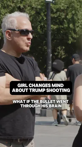 Girl CHANGES HER MIND About Trump Shooting After Spectrum Street Epistemology Exercise #peterboghossian #trumpharrisdebate #trumpharris #kamalaharris #harriswalz2024 #trumpvance2024 #streetepistemology #thoughtexperiment