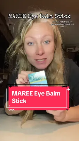 🚨 Promo code: BEAUMARINE20 🚨 Dont forget to use this at checkout! #MAREE #eyebalm #beautyroutine #skincare  #nighttimebeauty • Maree under eye balm stick • maree balm • maree eye stick • beauty essentials • skin care routine • beauty routine • 