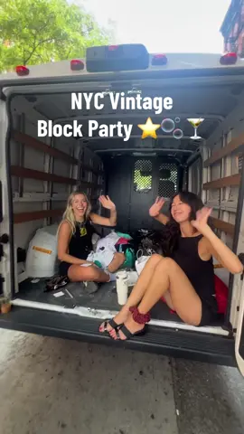 Our vintage block party is back!! This Sunday, September 22nd from 3-7pm! ⭐️ See you at 118 St. Marks Place! #vintage #thrift #blockparty 