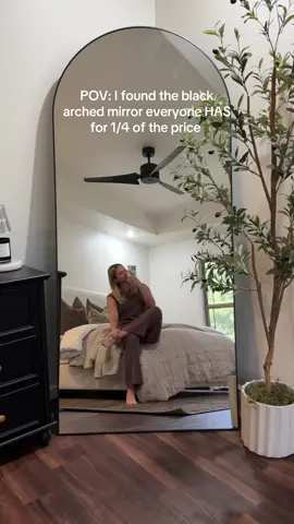 Obsessed & for this price?!  Yes please🤌✨😍 These go for MUCH more in other places  #archedmirror #mirror #floormirror #archedblackmirror #archedfloormirror #bedroommirror #mirrors #homedecorideas #homedecor #tiktokmademebuyit #tiktokshopblackfriday #tiktokshopfallsale #falldealsforyou #falldealsforyoudays #christmasgiftideas #tiktokshopfinds #tiktokshopviral #tiktokshopdeals #CapCut 