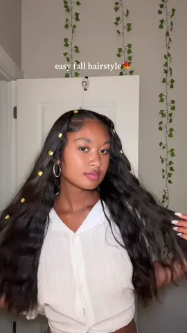 easy fall hairstyles 🍁#fallfashion #fallhairstyles #hairinspo #hairtutorial #hairtok 