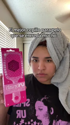 El mejor cepillo para desenredar fácil y rápido @FHI HEAT #curlyhair #naturalhair #pelorizo #unbrush #cepilloparadesenredar 