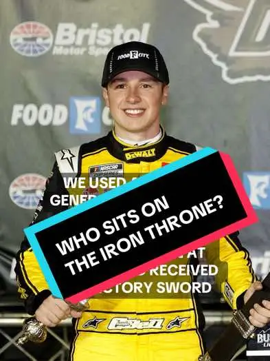 Which of these Bristol winners would sit on the Iron Throne? #NASCAR #Bristol