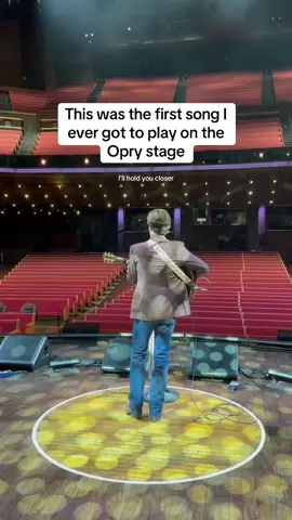It’s always been a special one for me, but you just can’t beat getting to play it at the @Grand Ole Opry #opry #danceofalifetime #drakemilligan #countrymusic #OnTour 