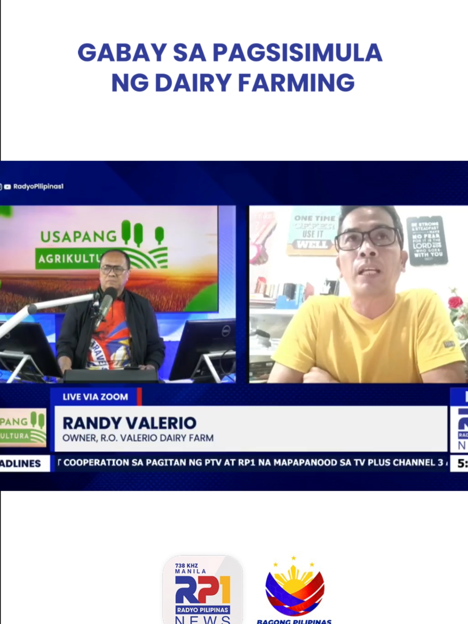 #UsapangAgrikultura | Sa mga nagnanais na pumasok sa industriya ng dairy farming, payo ni Randy Valerio ng R.O Valerio Dairy Farm, pag-aralang mabuti ang nasabing industriya at kung paano maaalagaan nang maayos ang mga bibilhing hayop.  #RP1News #RadyoPilipinas