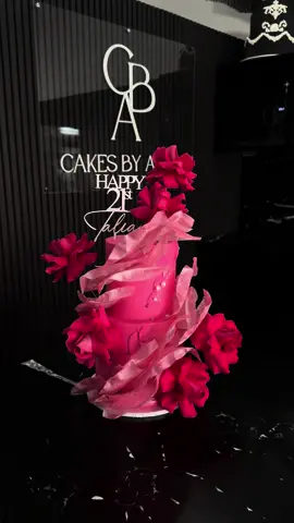 Angels get pink cakes for their birthday!  #cakesbyadam #cakeart #cake #sydneycake #cakedecorating #cakes #sydneycakes 