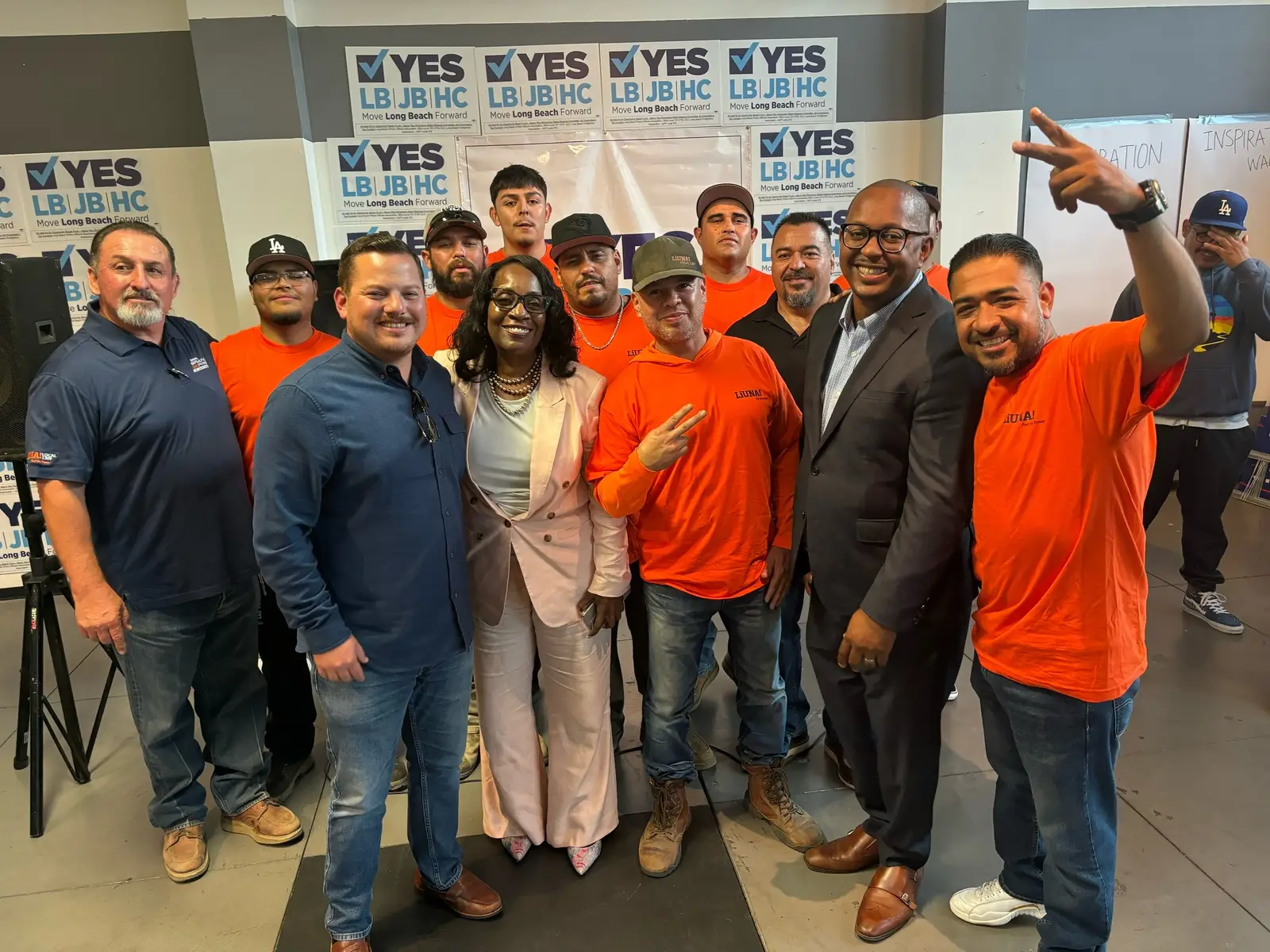 Local 1309 is here to show support to Long Beach Mayor Rex Richardson  “Measure LB, JB, and HC will help us create good-paying local jobs and continue delivering the services our residents deserve” - Mayor Rex Richardson  #Local1309 #UnionStrong #LiUNA #YourVoteMatters