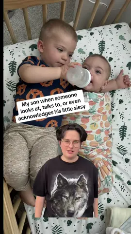 As far as Jett is concerned, thats his baby. And aint nobody gonna mess with his baby 😵‍💫 #Siblings #sonanddaughter #BestFriends #siblinglove #funnytoddler #funnytoddlers #funnybaby #funnybabyvideos  #fyp #viral #trending #capcut 