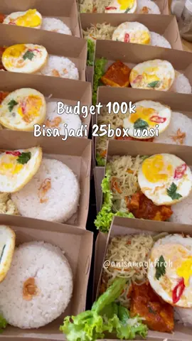 Ide menu Jum'at berkah minim budget tapi sudah lengkap ada protein hewani, nabati dan sayur. Telur 1,5kg : 38.000 Tahu 2 kotak : 5.000 Mie telur : 6.000 Beras 2kg : 28.000 Kardus nasi : 12.000 Bumbu : 11.000  Resep bumbu merah ada di reels Nasi Campur ya Happy Cooking 🥰 #kontenmasak #fyp #idemasakharian #resepviral #kontenkreator #idemasak #reseprumahan #idemenuharian #idemenuharian #idemenujumatberkah #jumatberkah #telurbalado 