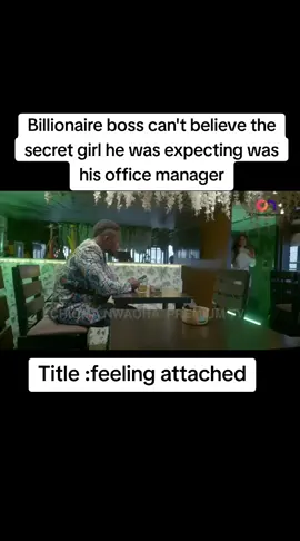 Billionaire boss can't believe the secret girl he was expecting was his office manager#feelingattached #viral #nollywoodmovies 
