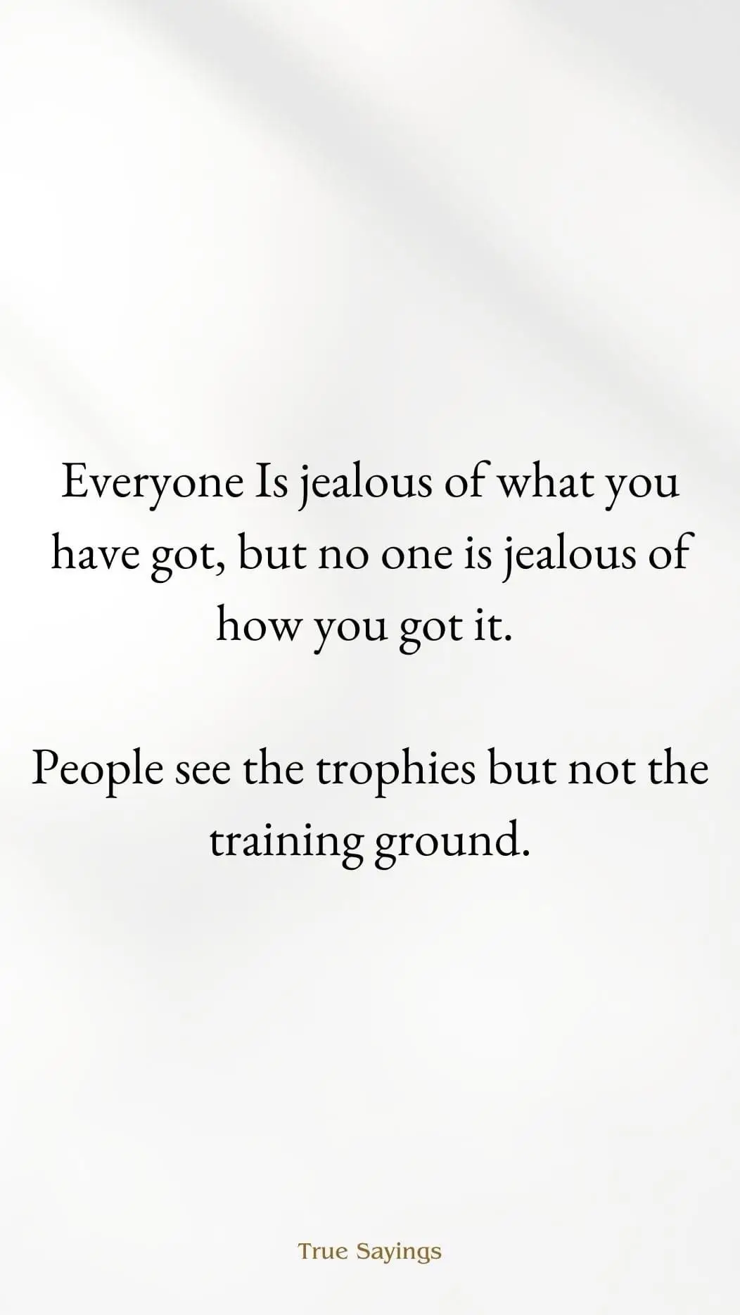 When they say “it must be nice”, were they watching each time you tried but failed? Each struggle? Each leason? Or did they only see your success? If they werent by you when you were struggling, you dont need them when you win. 