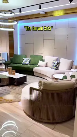 Effortlessly blending into any space, this curved sofa proves that simplicity can make the boldest statement. ✨#furniture #sofa #furnituredesign #homedecor #Home #homestyle #interiordesign #interior